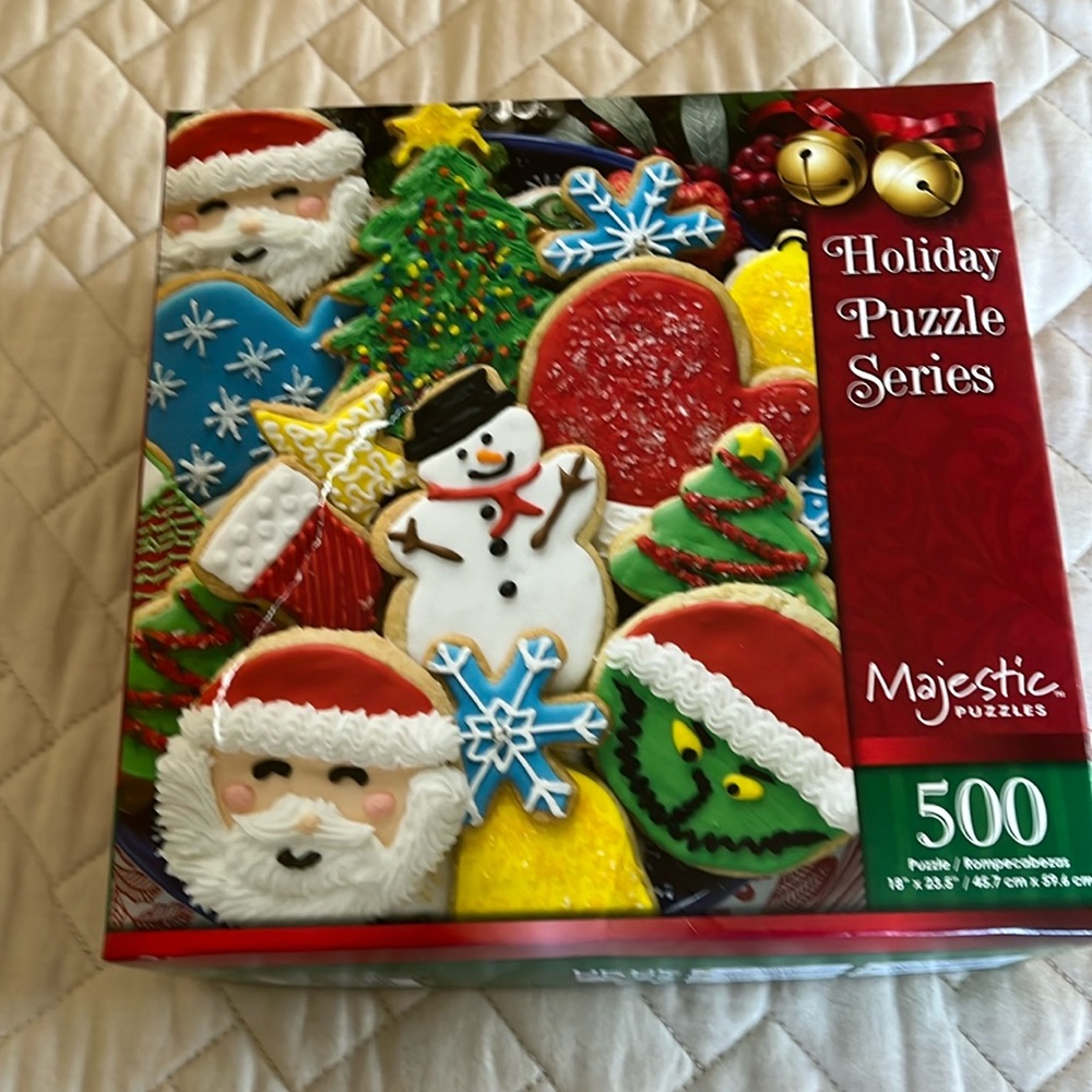 Christmas cookie 500 piece puzzle